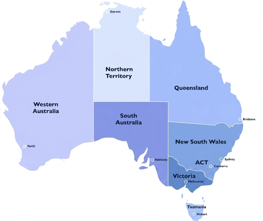 Australia Map
